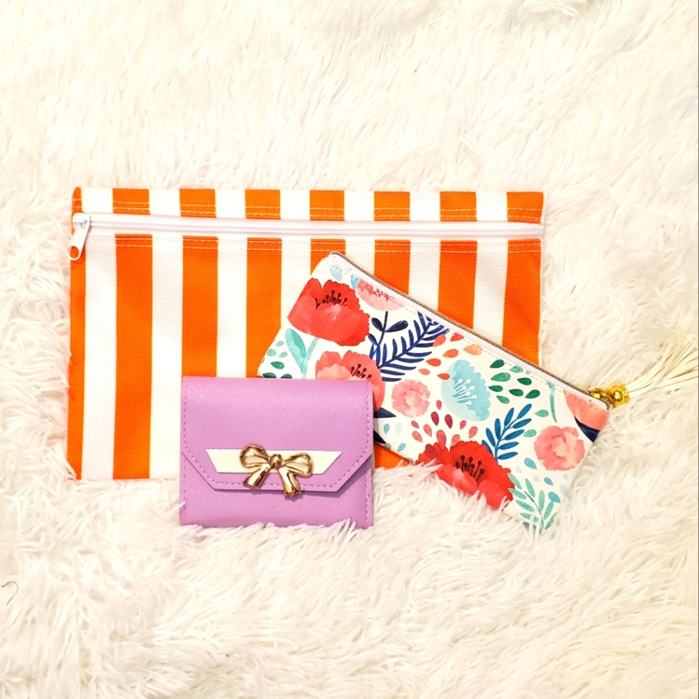 Bundle Of Pouches and Wallet